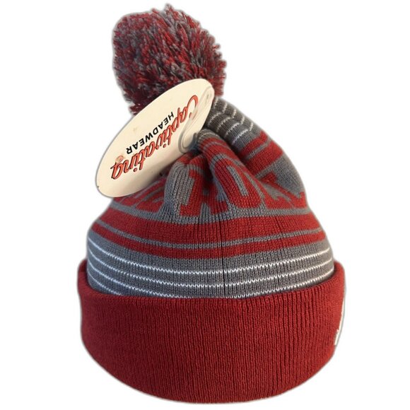 1990s Deadstock Vintage Alabama College Football Beanie Cap Hat BNWT OSFA - Picture 3 of 6